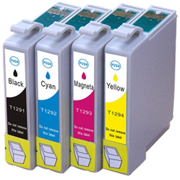 Alternativa Color X  sada  Epson T1295 C/M/Y/BK, 18ml černá, 15ml barvy