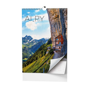 Kalendarz ścienny - Alpy - A3