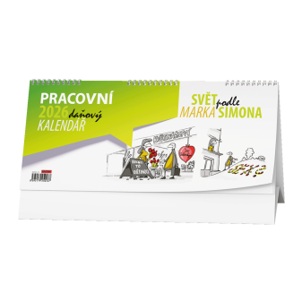 Stolní kalendář - Pracovní daňový kalendář - Svět podle Marka Simona