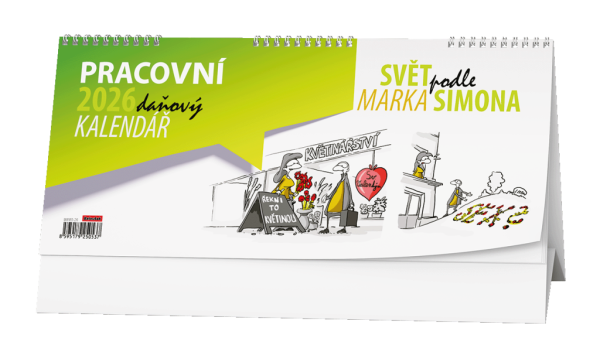 Stolní kalendář - Pracovní daňový kalendář - Svět podle Marka Simona
