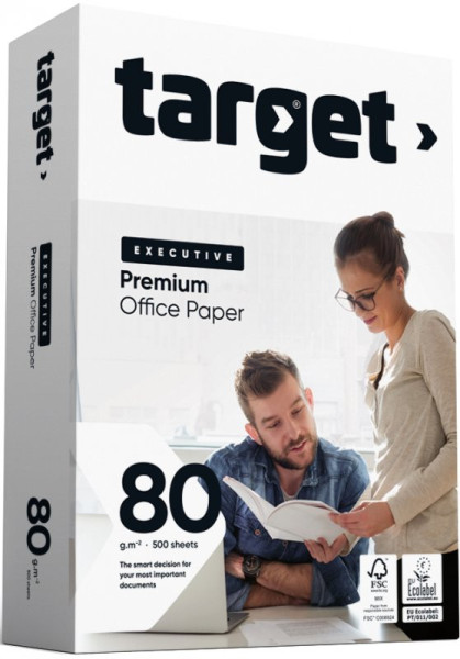 Kancelářský papír A4 80g bílý 500 listů TARGET F480-EXE