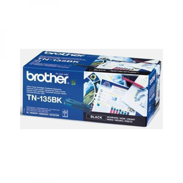 Brother originální toner TN135BK, black, 5000str., Brother HL-4040CN, 4050CDN, DCP-9040CN, 9045C