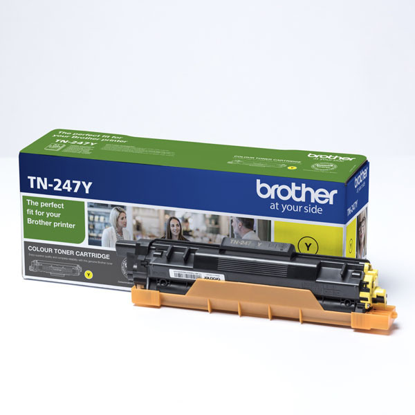 Brother originální toner TN247Y, yellow, 2300str., Brother DCP-L3510CDW, DCP-L3550CDW, HL-L3210C