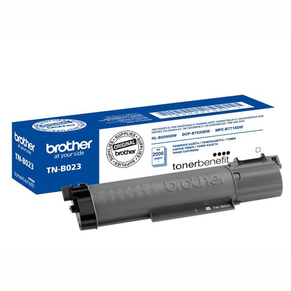 Brother originální toner TNB023, black, 2000str., Brother DCP-B7520DW, HL-B2080DW, MFC-B7715DW