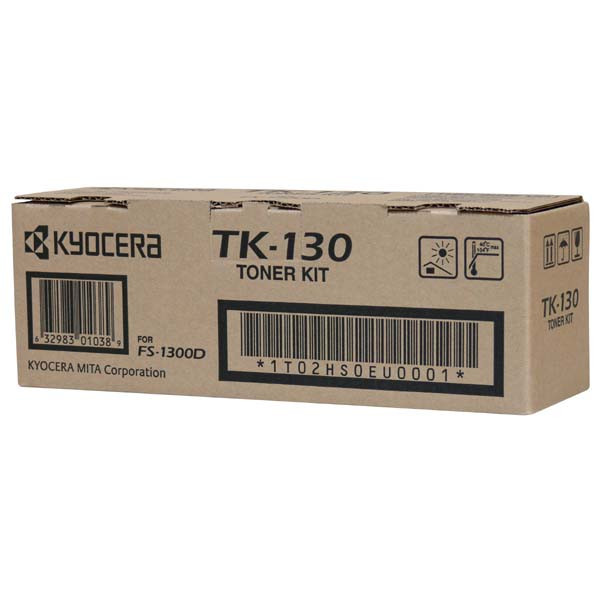 Kyocera originální toner TK130, black, 7200str., 1T02HS0EU0, 1T02HS0EUC, Kyocera FS-1300D, 1300N