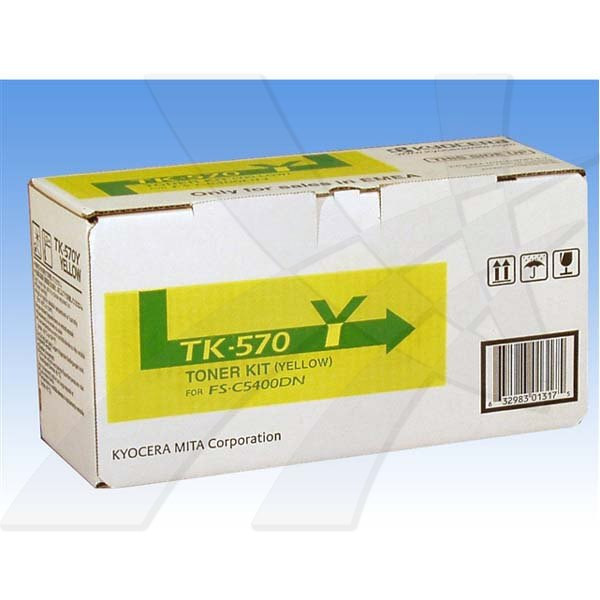 Kyocera originální toner TK570Y, yellow, 12000str., 1T02HGAEU0, Kyocera FS-C 5400DN