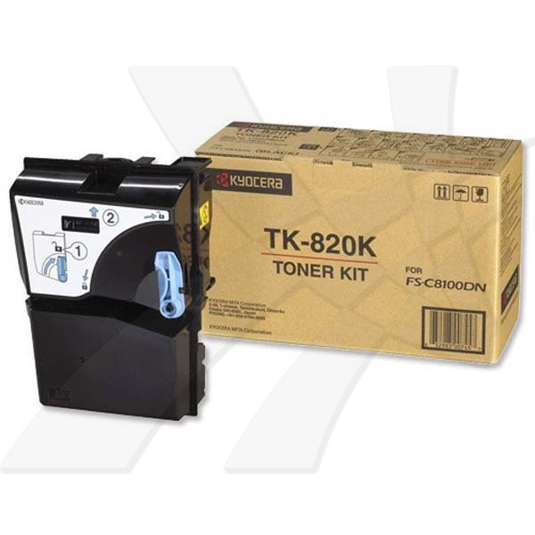 Kyocera originální toner TK820K, black, 15000str., 0T2HP0EU, Kyocera FS-C 8100DN