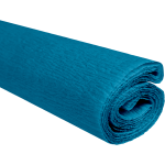 Krepový papír tyrkysově modrý 0,5x2m C24 28 g/m2