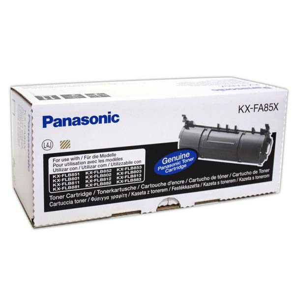 Panasonic originální toner KX-FA85X, black, 5000str., Panasonic KX-FLB801,811,833,853,803,851,88