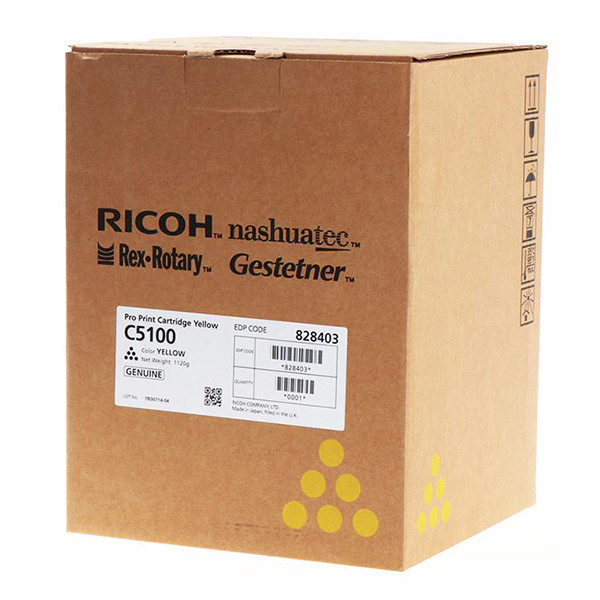 Ricoh originální toner 828403, 828226, yellow, Ricoh Pro C5100S, C5110S