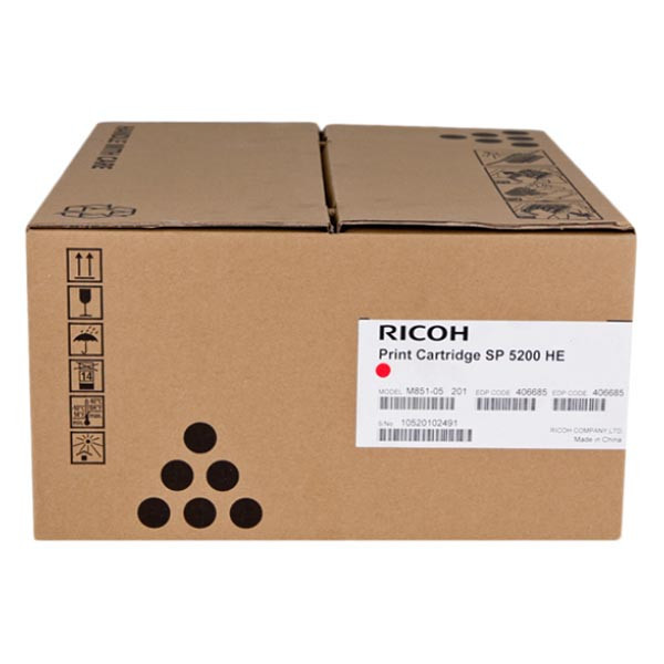 Ricoh originální toner 406685, 821229, black, 25000str., Ricoh SP5200HC, SP5200DN