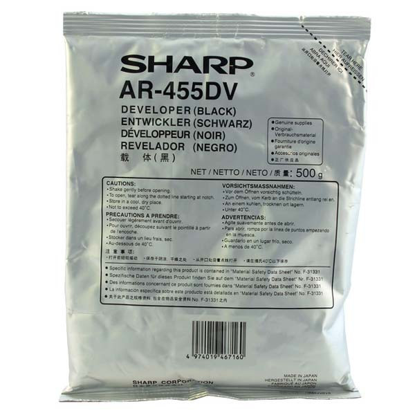 Sharp originální developer AR-455DV, black, 100000str., Sharp AR-M351,AR-M451, AR-M351U,AR-M351U