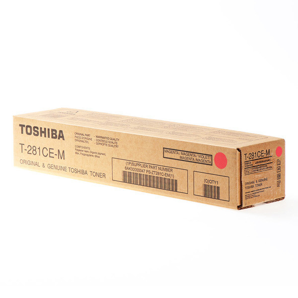 Toshiba originální toner T281CEM, magenta, 10000str., 6AK00000047, Toshiba e-Studio 281c, 351e,