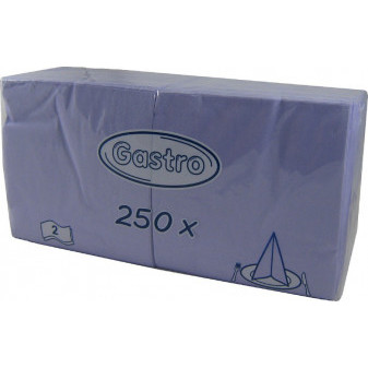 Obrúsky Gastro 86912 svetlo fialové 2 vrstvé 250ks 33x33 cm