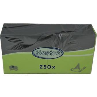 Obrúsky Gastro 86917 žltozelené 2 vrstvé 250ks 33x33cm