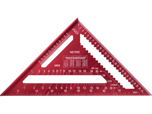 úhelník tesařský/truhlářský víceúčelový, 300mm, kov