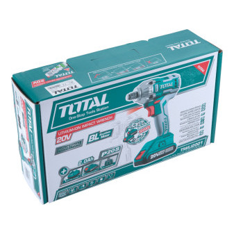 utahovák rázový AKU 1/2', brushless, 20V Li-ion (2x), 2000mAh, industrial
