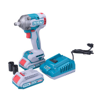 Utahovák rázový AKU 1/2', brushless, 400Nm, 20 V Li-ion (2x), industrial
