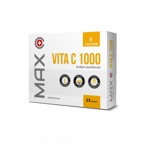 Colfarm MAX VITA C 1000, 15 kapsułek