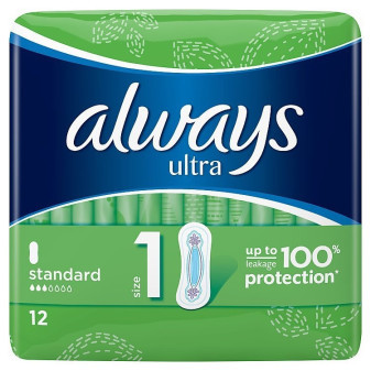 Hygienické vložky Always ultra štandard 12ks/bal.-dopredaj