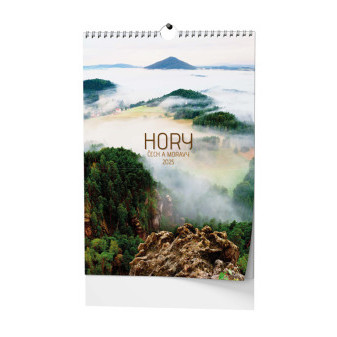 Kalendarz ścienny - Góry Czech i Moraw - A3