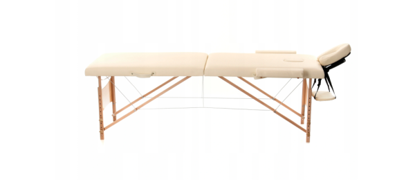 Aga Dřevěné masážní lehátko WT201 Beige