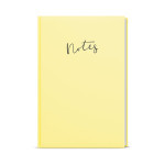 Notatnik w linie - A5 - Lamino Pastel - żółty