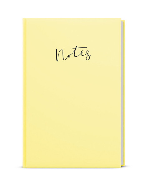 Notes linkovaný - A5 - Lamino Pastel - žlutá