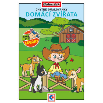 Omalovánka A5 - Chytré omalovánky - Domácí zvířata