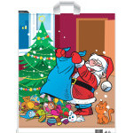 Plastová dárková taška s potiskem - Vánoční motiv I