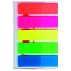 Záložky papírové neon.mix 5x20ks 48x12mm CONCORDE