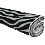 Krepový papír - Zebra 0,5x2m 28 g/m2 D64